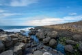 Landscapes in the famous Giant`s Causeway in Northern Ireland