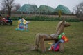 Playground in the recreation area. Stadtrandhof, 12529 Schoenefeld, Germany