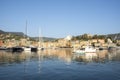 Landscapes, houses and villas on the sea along the coast of Portofino