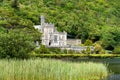 Landscapes of Ireland. Kylemore abbey, Connemara in Galway county