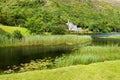 Landscapes of Ireland. Kylemore abbey, Connemara in Galway county