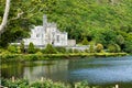 Landscapes of Ireland. Kylemore abbey, Connemara in Galway county