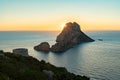 Landscapes of the island of Ibiza. Cala d en Serra,  Sant Joan de Labritja, Ibiza. Royalty Free Stock Photo