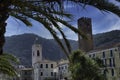 Landscapes of the Ligurian coast in Noli, in the province of Savona