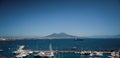 Landscapes of Naples - Vesuvius volcano Royalty Free Stock Photo
