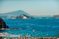 Landscapes of Naples - Vesuvius volcano Royalty Free Stock Photo
