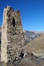Landscapes of North Ossetia Mountains Ancient towers