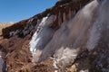 Ice melting in the Peruvian highlands