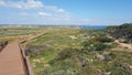 Landscapes of Praia do Beliche Royalty Free Stock Photo