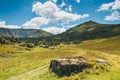 Landscapes of Rodna Mountains in eastern carpathians, romania Royalty Free Stock Photo