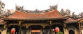 Landscapes Roof In Longshan Temple In Taiwan