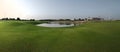 landscapes of rumanza golf course dha Multan Royalty Free Stock Photo