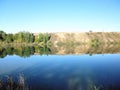 Landscapes of Russia - a lake in a quarry (first part)