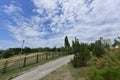 Landscapes of the sea coast on the Azov Sea Royalty Free Stock Photo