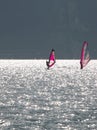 Surf-Riva del Garda lake Italy