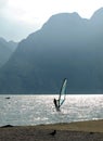 Surf-Riva del Garda lake Italy