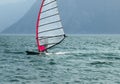 Surf-Riva del Garda lake Italy