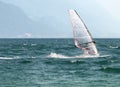 Surf-Riva del Garda lake Italy