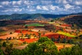 Landscapes of Shan state Royalty Free Stock Photo