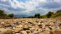 Landscapes with Stones Ground Royalty Free Stock Photo