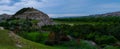 Landscapes of Theodore Roosevelt National Park in July Royalty Free Stock Photo