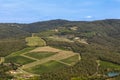 Landscapes of Tuscany in Radda Chianti Royalty Free Stock Photo