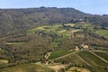 Landscapes of Tuscany in Radda Chianti Royalty Free Stock Photo