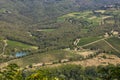Landscapes of Tuscany in Radda Chianti Royalty Free Stock Photo