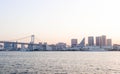 Landscapes of view rainbow bridge at sumida river viewpoint in t