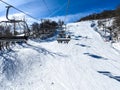 landscapes and winter scenes at beech mountain north carolina Royalty Free Stock Photo