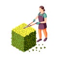 Landscaping Isometric Icon