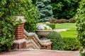 Landscaping at the Longview Estate Mansion Royalty Free Stock Photo