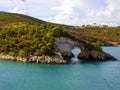 Landscapre of the coast of Gargano Apulia Italy