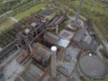 The Landschaftspark Duisburg Nord a public park in the German city of Duisburg. Ruins of a blast furnace complex Royalty Free Stock Photo