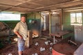 Landsdown Station WA Australia - Jul 7 2012: Abandoned indigenous community buildings on Landsdown Station Royalty Free Stock Photo