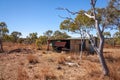 Landsdown Station WA Australia - Jul 7 2012: Abandoned indigenous community buildings on Landsdown Station Royalty Free Stock Photo