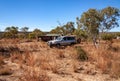 Landsdown Station WA Australia - Jul 7 2012: Abandoned indigenous community buildings on Landsdown Station