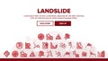 Landslide Landing Header Vector