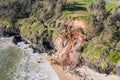 Landslide - Port Macquarie NSW Australia Royalty Free Stock Photo