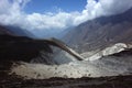 Landslide traces 4 years after earthquake 2015, On the way to Ama Dablam base camp, Nepal