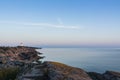 Landsort historic lighthouse Stockholm archipelago Royalty Free Stock Photo