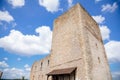 Landstejn, South Bohemian, Czech Republic, 03 July 2021: medieval knights ancient ruins of Romanesque and gothic castle at sunny