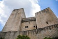 Landstejn, South Bohemian, Czech Republic, 03 July 2021: medieval knights ancient ruins of Romanesque and gothic castle at sunny