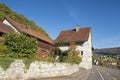 Landstrasse street in Baden, Switzerland Royalty Free Stock Photo