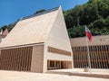 The Landtag of the Principality of Liechtenstein in Vaduz city Royalty Free Stock Photo