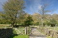 Lane along the bottom of the Great Langdale Valley Royalty Free Stock Photo