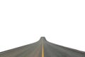 Lane blacktop isolated Royalty Free Stock Photo