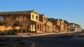 Lane of Brand New Houses Under Construction