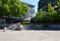 Lane County Courthouse in Downtown Eugene in Summer, Oregon Royalty Free Stock Photo