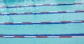 Lanes in a competitive swimming pool Royalty Free Stock Photo